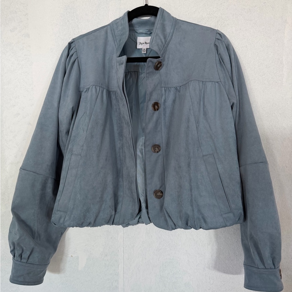 JH Collectibles Slate Bomber Jacket